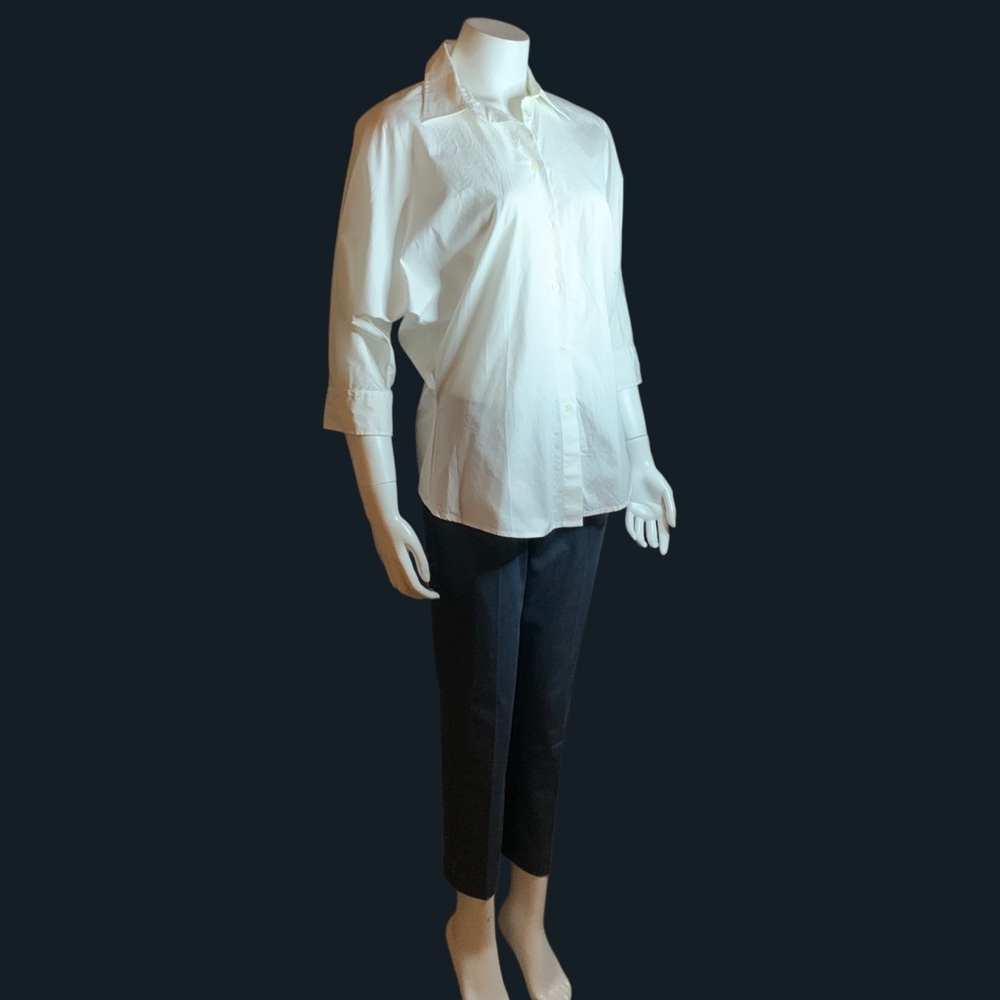 Vintage Ralph Lauren Batwing Sleeve Cotton Shirt Size 10